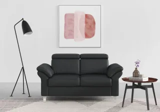 sit&more 2-Sitzer "Arngast" inklusive Federkern und Kopfteilverstellung