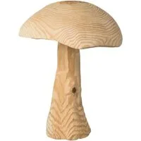 Creativ deco Dekoobjekt Pilz, Weihnachtsdeko, aus Tannenholz gefertigt