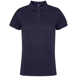 Asquith & Fox - Unifarbenes Poloshirt - Damen (Marineblau)