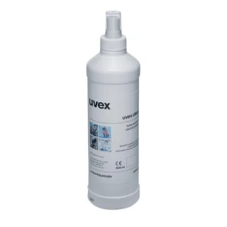 uvex Reinigungsfluid 500ml in runder Flasche transparent - 9972101