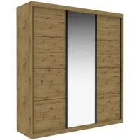 OTTO home Schwebetürenschrank Tonara Schrank, Kleiderschrank 2,00m Breite, Schiebetürenschrank (Schrank mit leichtgängiger Schiebetür, in 4 Farben, Top Ausstattung) inklusive Spiegeltür, 2 Kleiderstangen & 4 Schubkastenauszügen