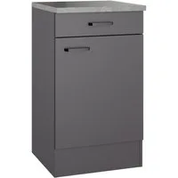 OPTIFIT Unterschrank OPTImulti Breite 50 cm, Tiefe 50 cm, mit 1 Tür, 1 Schubkasten, 1 Einlegeboden