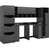 welltime Badmöbel-Set FALAS, 8-teilig, Hauswirtschaftsraum Set, Breite 300 cm, (Set, 8-St., Wäscheschrank, Hängeschrank,Standregal, Umbauschrank, Mehrzweckschrank), Kombination, Waschmaschinenumbau, Waschmaschinenschrank, Wäschekammer
