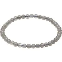 Schmuck Krone Armband Armband aus Labradorit Ø 4mm endlos dehnbar