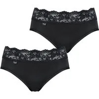 sloggi Midislip Romance (2-St) Midi-slip panty-s shorts