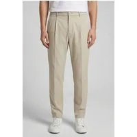 Calvin Klein Bundfaltenhose SATEEN STRETCH TAPERED PLEAT in Satin-Optik