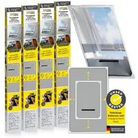 EASYmaxx Insektenschutz-Fensterrahmen, (4-St)