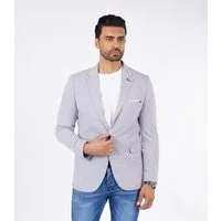 Denim Distriqt Jerseysakko Sportliches Herren SLIM FIT Jersey Sakko mit Stretch