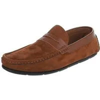 Coolwalk Herren Loafer Slipper in Veloursleder-Optik Slipper (91563769) Flach Slipper in Camel