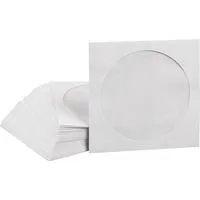 CD/DVD Papierhüllen, Schutzhülle 100 Stück, Bulk