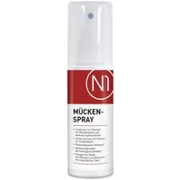 N1 Healthcare Insektenspray N1 Mückenspray, 100ml, 100 ml, Schon für Kinder ab 6 Monaten und bei empfindlicher Haut geeignet