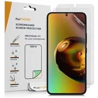 kwmobile Displayschutzfolie 3x Folie matt für Samsung Galaxy S22, 3 Stück, Schutzfolie Anti-Fingerabdruck Displayschutz Displayfolie entspiegelt