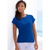 Vivance T-Shirt mit modischer Struktur (2er-Pack) aus bügelfreier, luftiger Qualität mit Baumwolle