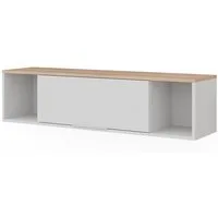 Vicco Bücherregal Betti, Weiß/Sonoma, 120 x 30 cm, 1-tlg.