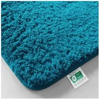 Kubus Badematte Karat Rechteckig, Badteppich, Extrem weicher & dichter Hochflor, Höhe 30 mm, rutschhemmende Latexbeschichtung, Polyester, Polyester, Waschmaschinenfest