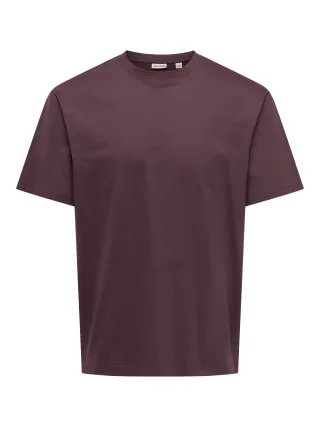 ONLY&SONS - ONSFRED LIFE RLX SS TEE NOOS Huckleberry - Gr. - S