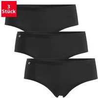 celodoro Panty Damen Basic Panty (3er Pack) Hipster Slip mit Zier-Logo