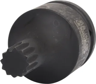 KS Tools 3/4" Kraft-Bit-Stecknuss für Vielzahn(XZN®)-Schrauben, kurz - 150.1701