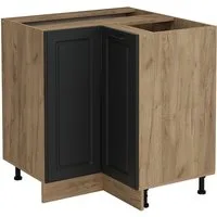 Vicco Eckunterschrank R-Line, Anthrazit Landhaus/Goldkraft Eiche, 75.6 cm ohne Arbeitsplatte (1-St)