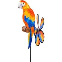 HQ Windspiel HQ Spin Critter Parrot Gartendeko Windrad Windfahne, dreht sich bereits bei der geringsten Brise
