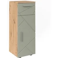 Vicco Midischrank Irma, Salbeigrün/Artisan, 30 x 81 cm (1-St)