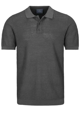 COMMANDER Finest Clothing - Polo-Pullover, 1/2 Arm slate - Gr. - XL