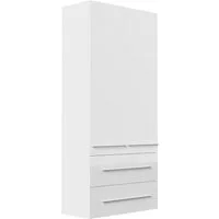 Magnolia Home Hängeschrank Hochschrank XL 176x80cm weiss hochglanz