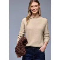 STREET ONE Strickpullover mit Knopfdetail