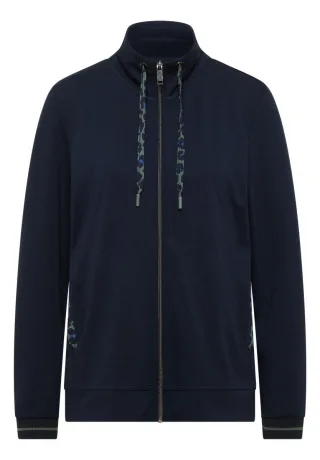 CECIL - Jacke mit Stehkragen blau - Gr. - L