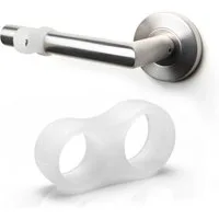 sossai® Wandtürstopper Transparenter Türklinkenpuffer TKP2 (5 St)