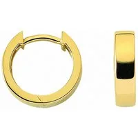 Adelia´s Paar Creolen 11,6 mm ⌀ Creolen Ohrringe 333 Gold (8K), Goldohrringe
