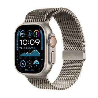 Apple Watch Ultra 2 Natur mit Milanaise-Armband Small Natur | mx4m3fd/a |