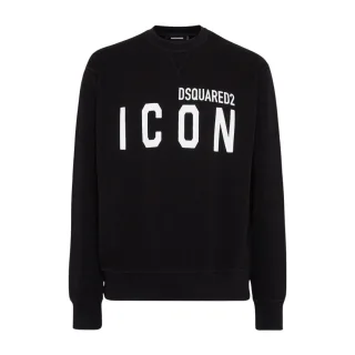 DSquared2 - Sweatshirt für Herren/Damen Unisex, Rundhalsausschnitt (Schwarz)