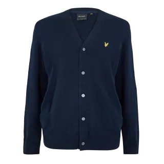 Lyle & Scott - Strickjacke für Herren, V-Ausschnitt (Dunkel-Marineblau)