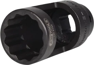 KS Tools 1-2'' Einspritzdüsen-Stecknuss, 12-kant, 27mm - 150.2124