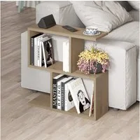 Decortie Beistelltisch Homemania, Modern Seite Ende Beistelltisch, Couchtisch, 60 x 19,5 x 60 cm