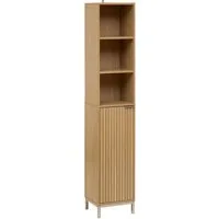 5five Simply Smart Badregal Schmaler Badezimmerschrank TASSO Säule, 33 x 28 x 168 cm