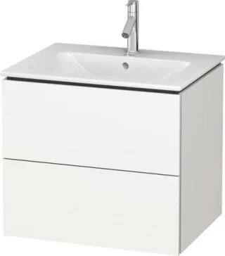 Duravit L-Cube Waschtischunterbau wandhängend Weiß Supermatt 620x481x550 mm - LC624008484 LC624008484