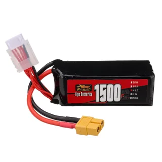 ZOP Power 4S 15.2V 1500mAh 60C 22.8Wh LiPo Battery XT60 Plug for RC FPV Racing Drone Airplane Helicopter