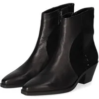 Kaerlek Kaerlek Helly 01 Black Damen Leder black Westernstiefel