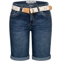 SUBLEVEL Bermudas Damen Jeans Shorts Bermuda Kurze Hose Shorts Short Denim Stretch Denim