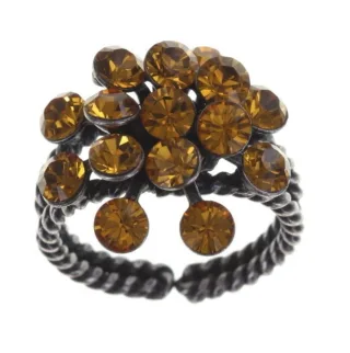 konplott - Ring - Magic Fireball braun