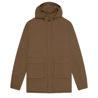 Lyle & Scott Brown Wattierter Parka