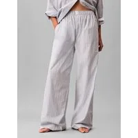Calvin Klein Underwear Pyjamahose COVERED WB POPLIN PANT aus Baumwoll-Popeline