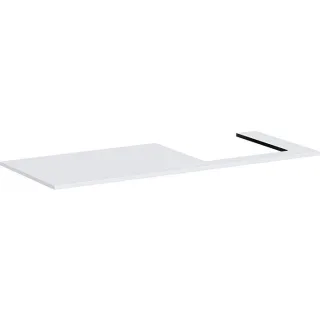 hansgrohe Xilesa E Konsole 54273700 1375x550mm, Ausschnitt rechts, mattweiß