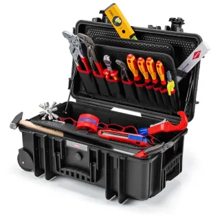 KNIPEX Werkzeugkoffer Robust26 Move Sanitär 17-teilig - 002133S