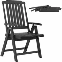 COSTWAY Klappstuhl, Gartenstuhl mit hochlehner, bis 150 kg belastbar