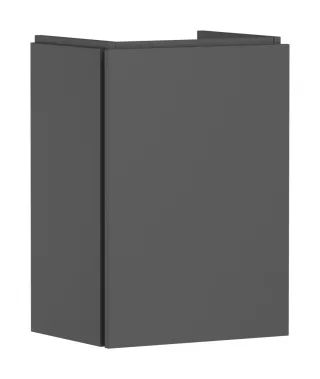 Hansgrohe Waschtischunterschrank Xilesa E 430x330mm HWB,Türanschlag rechts Schiefergrau matt, 5424 54246760