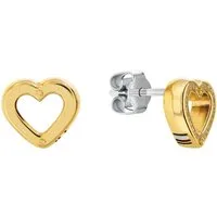 Tommy Hilfiger Paar Ohrstecker TOGGLE HEART, mit Emaille