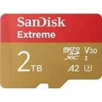 Extreme 2 TB microSDXC, Speicherkarte UHS-I U3, Class 10, V30, A2
